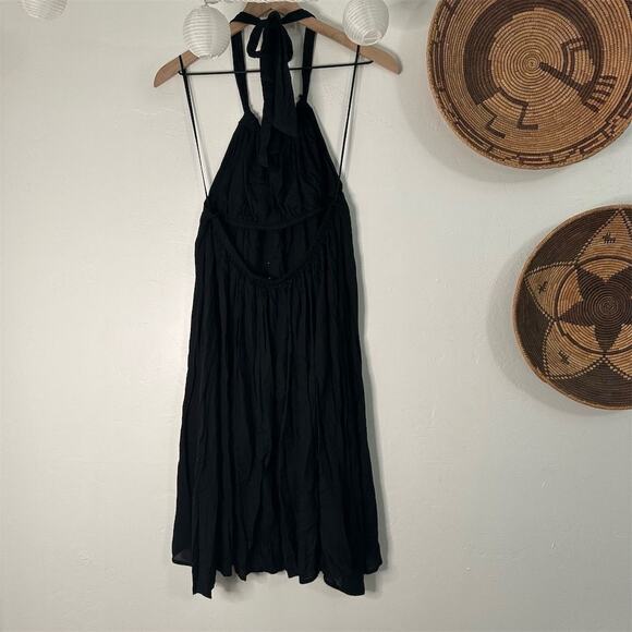 Elan Women's Black Halter Backless Long Dress Size S Formal - Picture 3 of 5